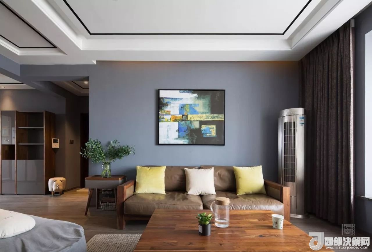 沙發(fā)背景墻選對裝飾畫，才能美了整個客廳空間！