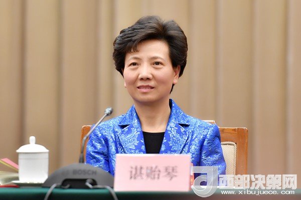 全國人大代表、貴州省委副書記、省長諶貽琴發(fā)言